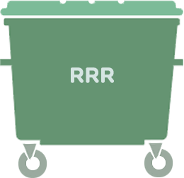 Wheelie Rubbish Skip