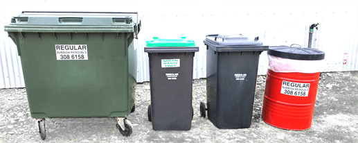 Waste bins supplied